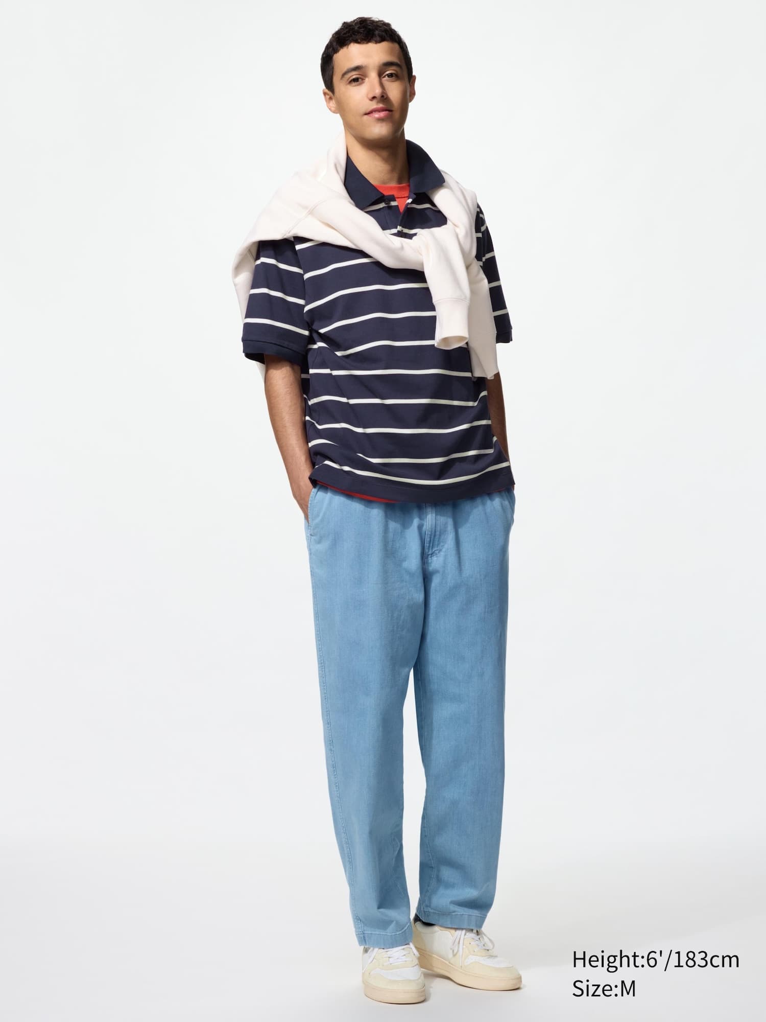 Stretch Easy Ankle Pants | Denim